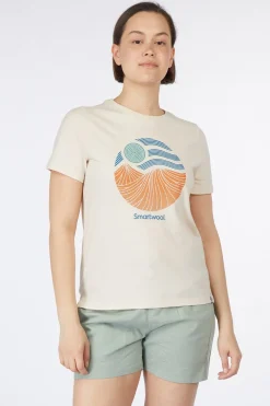 Sale Smartwool T-Shirt Horizon View Ss Almond