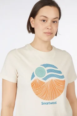 Sale Smartwool T-Shirt Horizon View Ss Almond