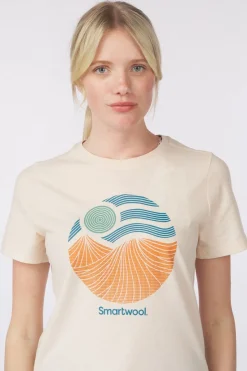 Sale Smartwool T-Shirt Horizon View Ss Almond