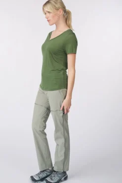 Sale Smartwool T-Shirt Merino 120 V-Neck Tee Fern Green