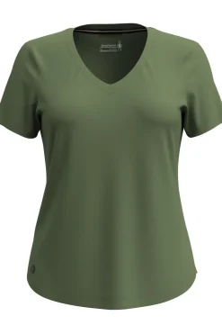 Sale Smartwool T-Shirt Merino 120 V-Neck Tee Fern Green