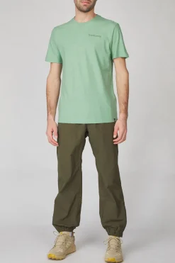 Clearance Smartwool T-Shirt Nature Vibes Ss Honey Dew
