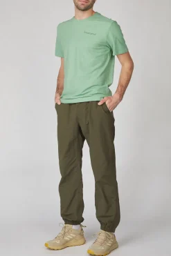 Clearance Smartwool T-Shirt Nature Vibes Ss Honey Dew