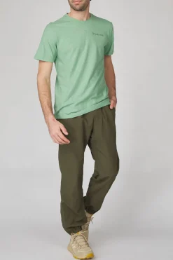 Clearance Smartwool T-Shirt Nature Vibes Ss Honey Dew