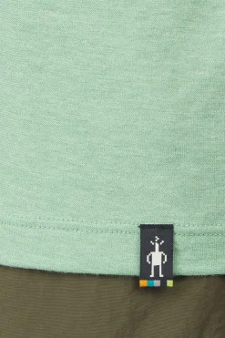 Clearance Smartwool T-Shirt Nature Vibes Ss Honey Dew