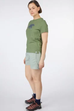 Best Smartwool T-Shirt Women'S Osa Vega Short Sleeve Graphic Te Fern Green