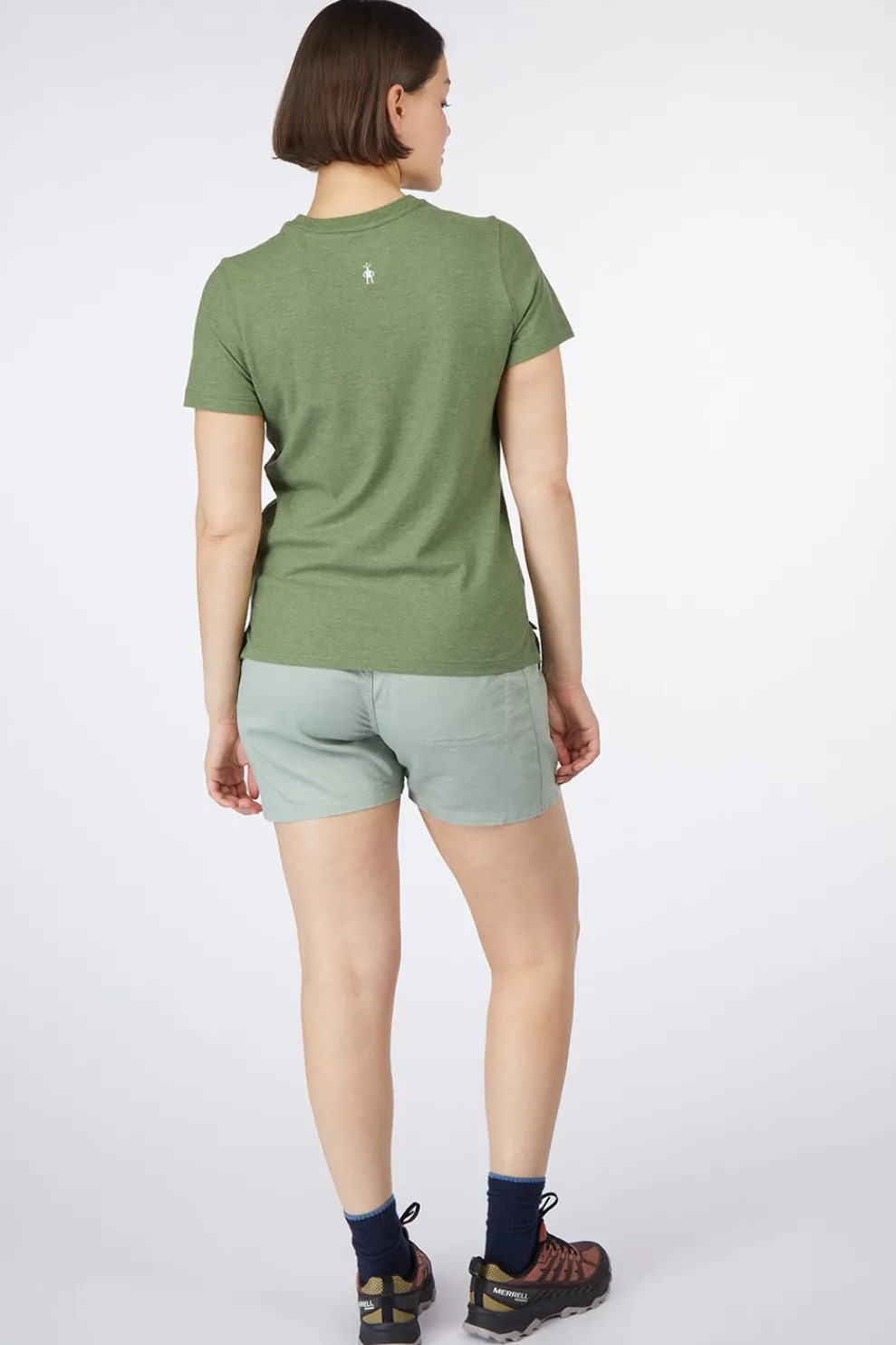 Best Smartwool T-Shirt Women'S Osa Vega Short Sleeve Graphic Te Fern Green
