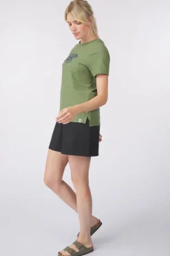 Best Smartwool T-Shirt Women'S Osa Vega Short Sleeve Graphic Te Fern Green