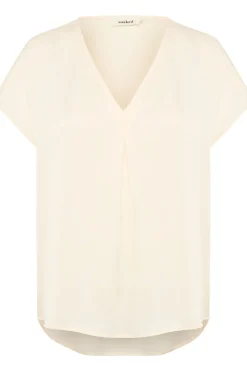 Hot Soaked in Luxury Blouse Sl Ioana Marija Medium Blue Denim