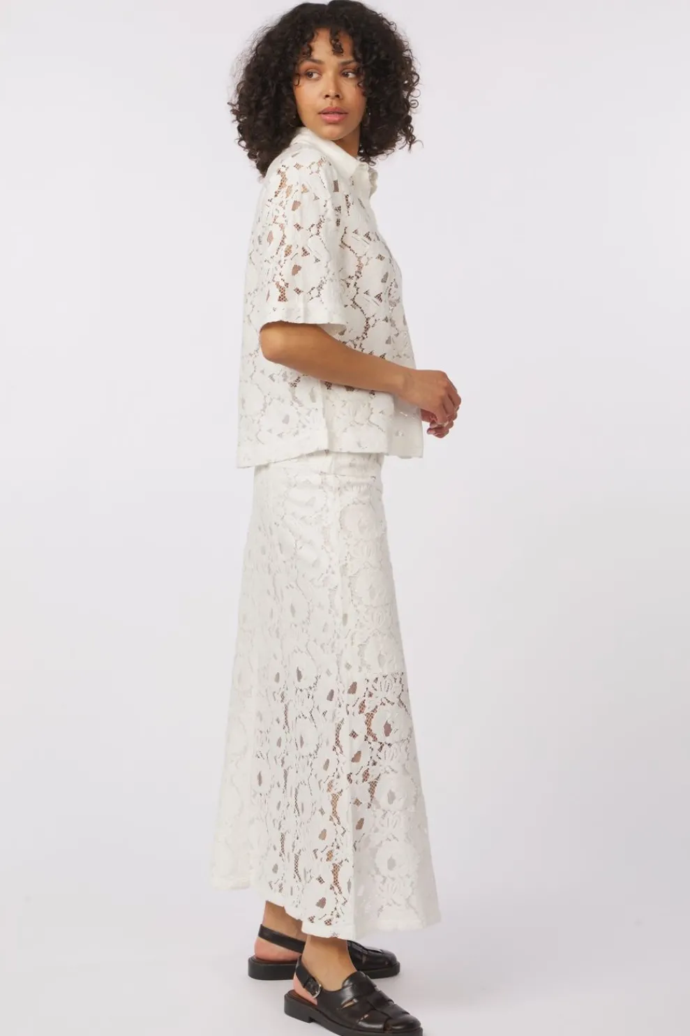 Discount Soaked in Luxury Blouse Sltaya Broken White