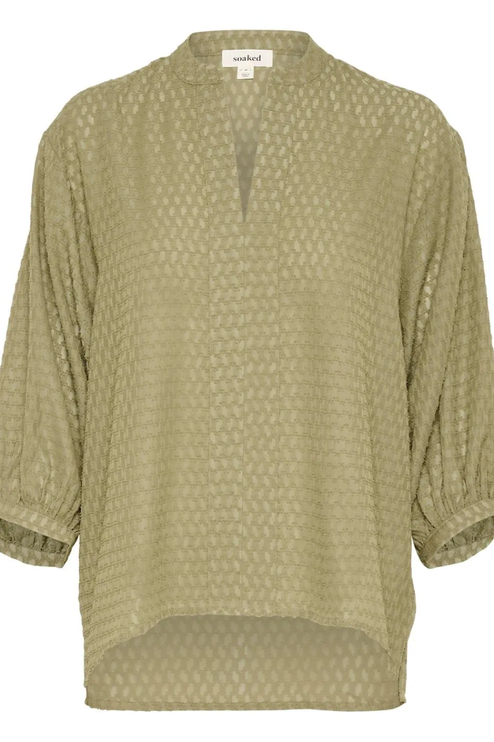 Online Soaked in Luxury Blouse Slkettie Amily Covert Green