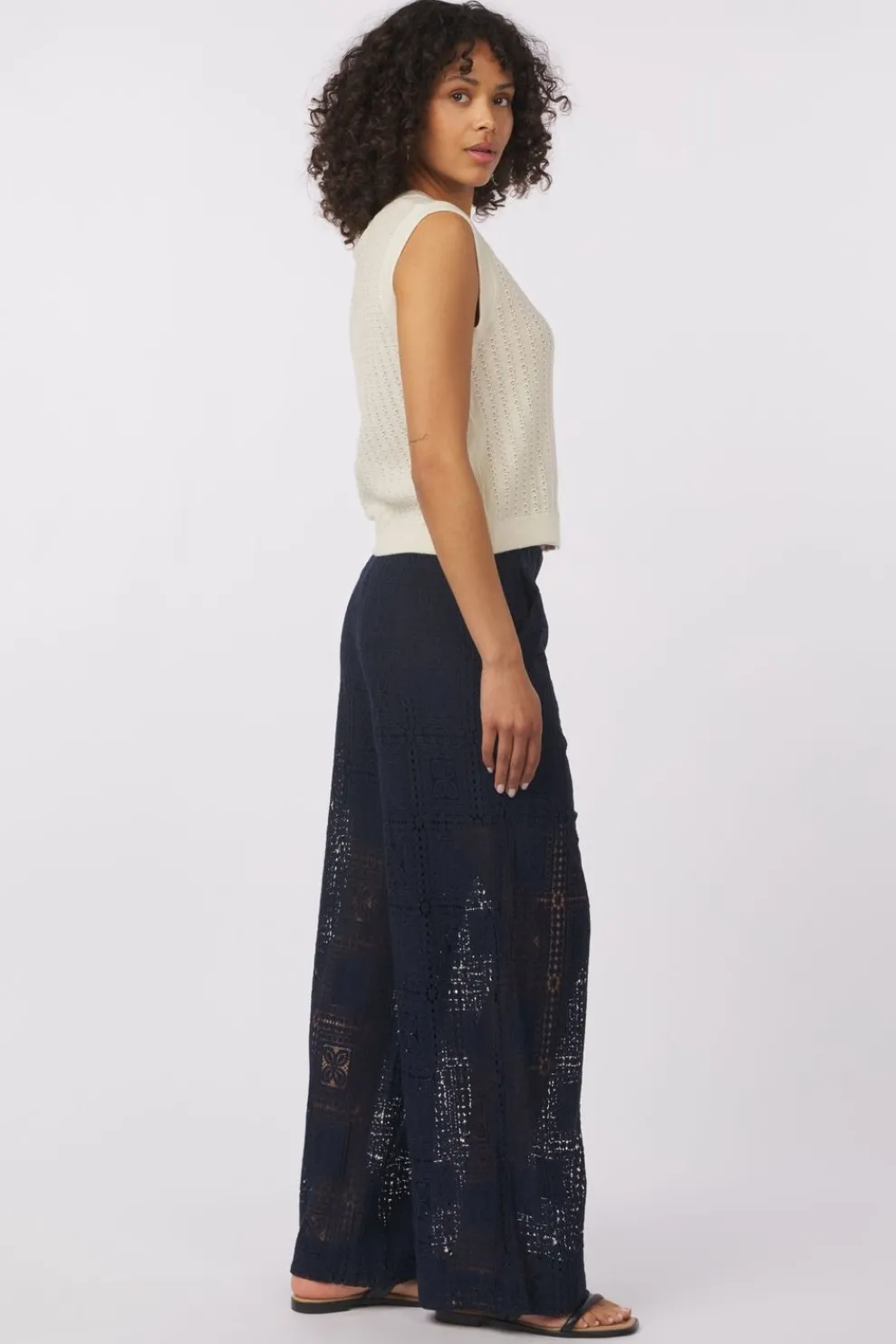 Sale Soaked in Luxury Broek Slcoopelia Atlanta Whisper White