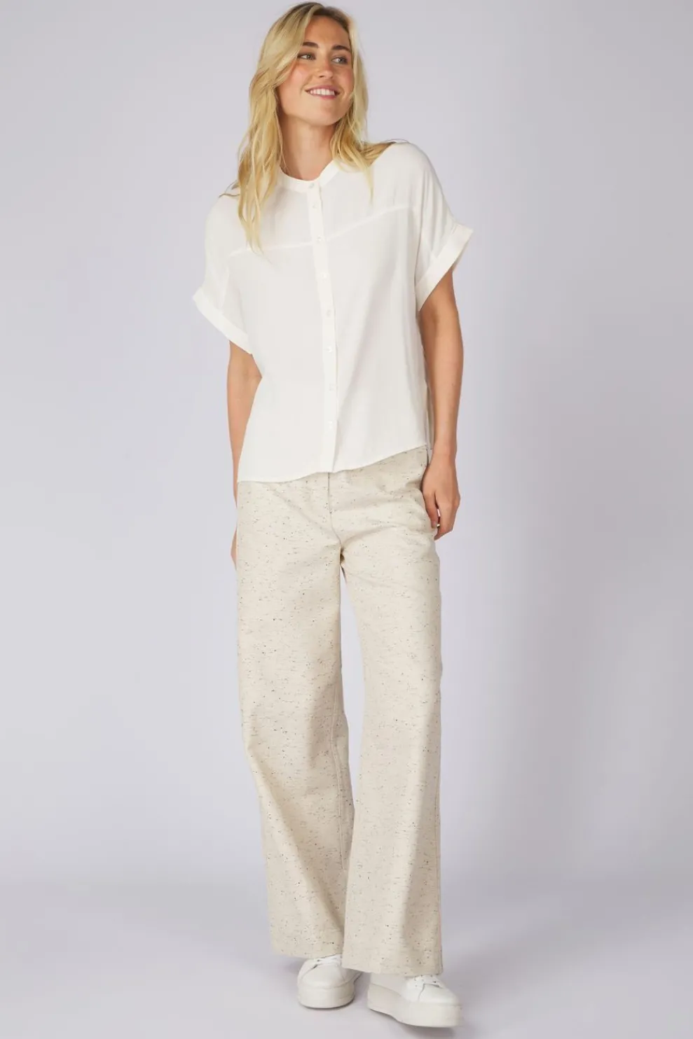 Sale Soaked in Luxury Hemd Slhelia Sandshell Melange