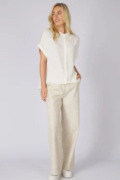 Sale Soaked in Luxury Hemd Slhelia Sandshell Melange