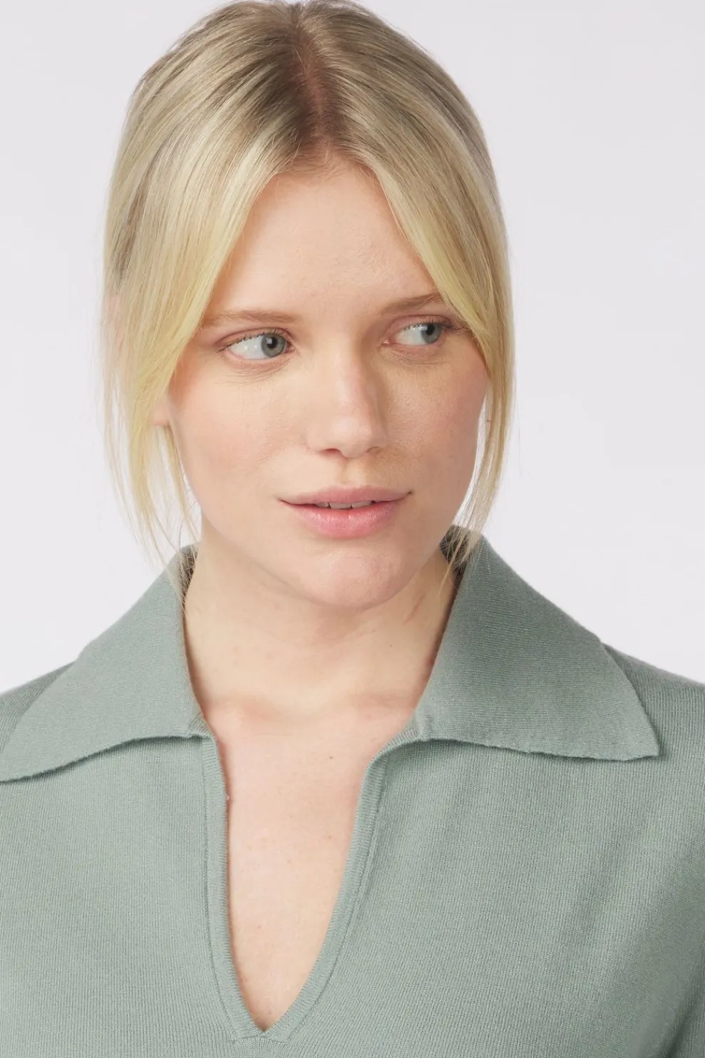 Hot Soaked in Luxury Polo Slspina Medium Blue Denim