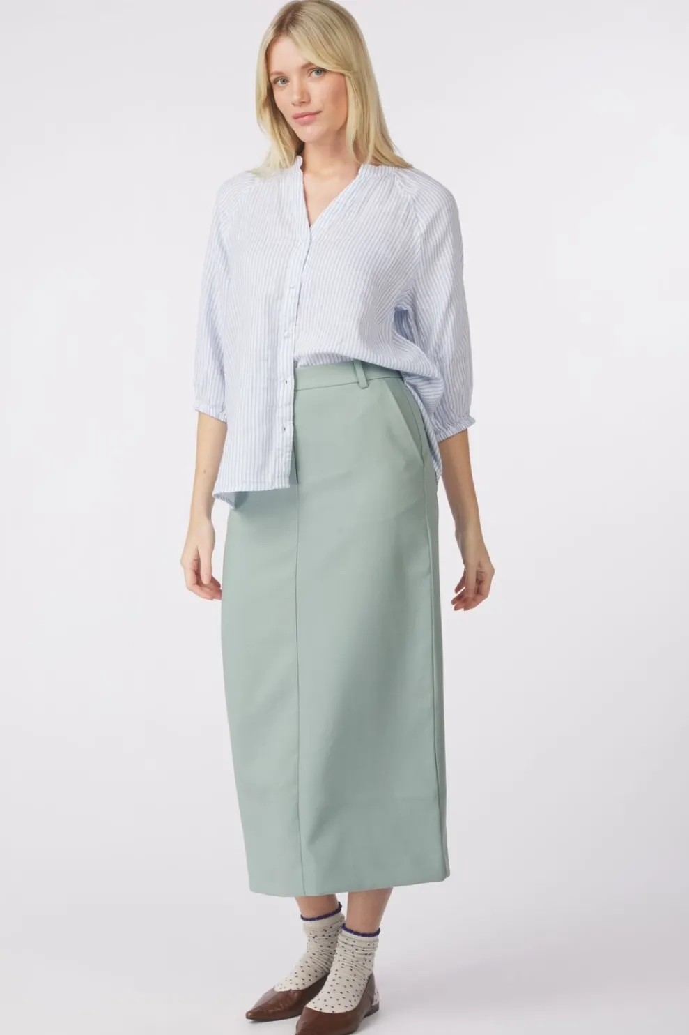 Rok Slcorinne Long Pencil-Soaked in Luxury Sale