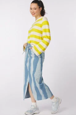 Sale Soaked in Luxury Rok Slmaisa Snake Eye & White Stripe