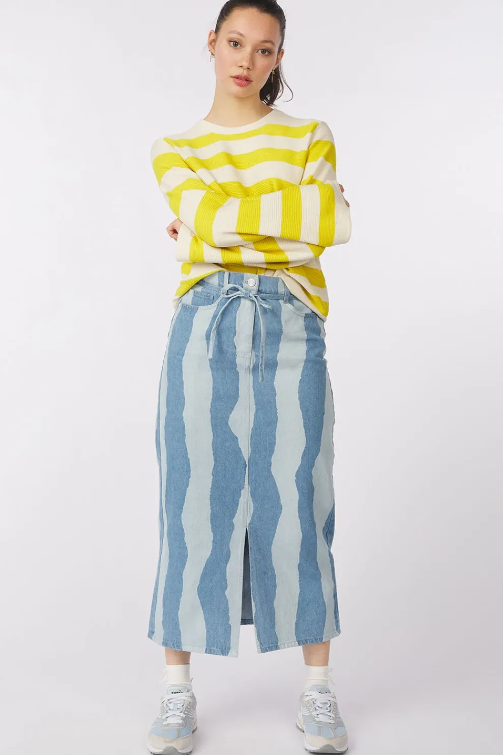 Sale Soaked in Luxury Rok Slmaisa Snake Eye & White Stripe