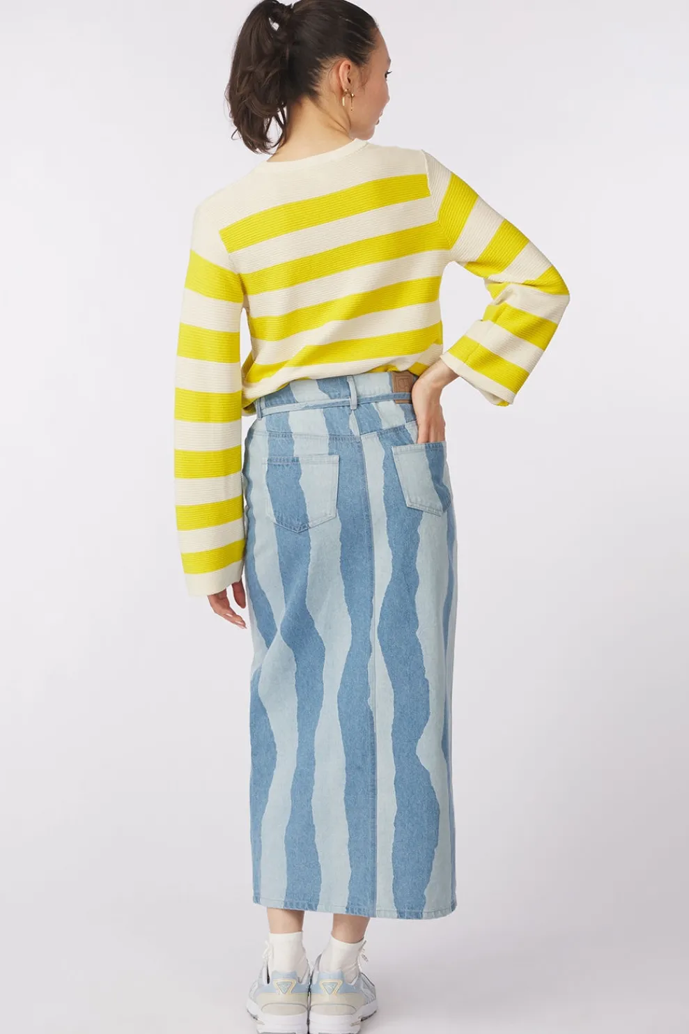 Sale Soaked in Luxury Rok Slmaisa Snake Eye & White Stripe