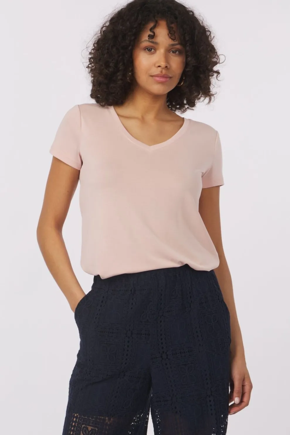 Sl Coloumbine V-Neck-Soaked in Luxury Clearance