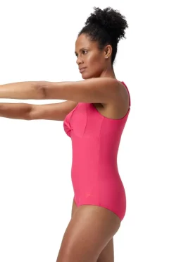 Discount Speedo Badpak Eco Cross Knot Shaping 1P Raspberry Fill