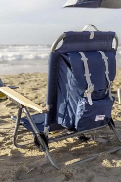 Fashion Sport Brella Campingstoel Sunsoul Backpack Chair Blue Wood