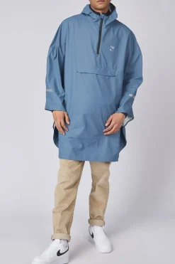 Best Sprayway Deluxe Pu Poncho Navy Blue/Navy Blue