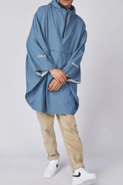 Best Sprayway Deluxe Pu Poncho Navy Blue/Navy Blue