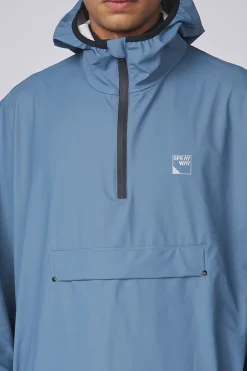 Best Sprayway Deluxe Pu Poncho Navy Blue/Navy Blue