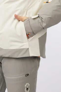 Fashion Spyder Ski-Jas Copper Jacket Vanilla Latte