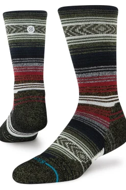 Sale Stance Wandelsokken Mid Wool Crew Black Red