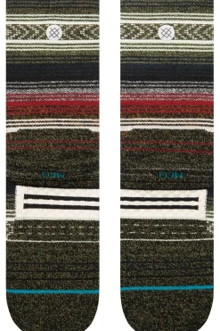 Sale Stance Wandelsokken Mid Wool Crew Black Red