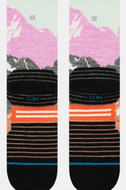 Outlet Stance Wandelsokken Out Of Range Mid Wool Crew Berry