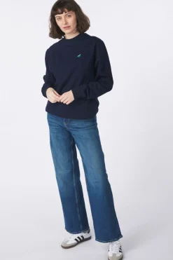 Hot STRØM Trui  Turtle Navy Blue