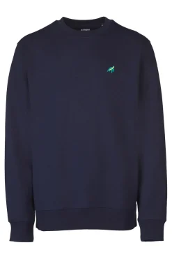 Hot STRØM Trui  Turtle Navy Blue