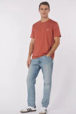 Online STRØM T-Shirt Austalia Blue Denim