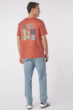 Online STRØM T-Shirt Austalia Blue Denim