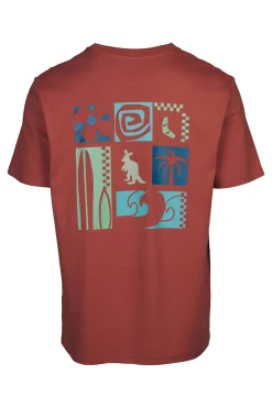 Online STRØM T-Shirt Austalia Blue Denim