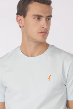 Outlet STRØM T-Shirt Boomerang Ice Blue