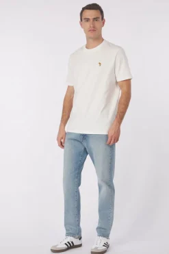New STRØM T-Shirt Kiwi Blue Denim