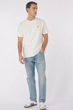 New STRØM T-Shirt Kiwi Blue Denim