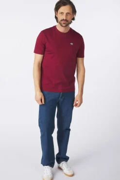 Outlet STRØM T-Shirt Rhino Burgundy