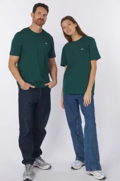 Discount STRØM T-Shirt Snowy Mountain Glaced Green