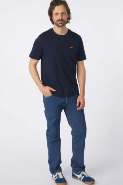 Online STRØM T-Shirt Tiger Navy Blue