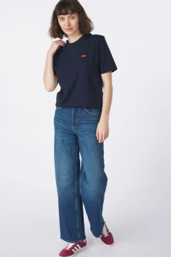 Online STRØM T-Shirt Tiger Navy Blue