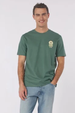 Sale STRØM T-Shirt Wave Blue Denim