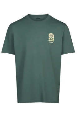 Sale STRØM T-Shirt Wave Blue Denim