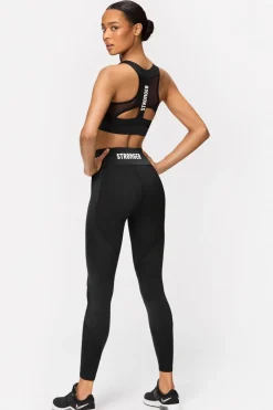 Outlet Stronger Sport Bh Bounce Sports Bra Black
