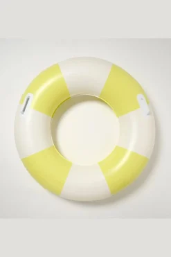 Speelgoed Slim Tube Pool Ring Tides Out Citrus Stripe-Sunnylife Outlet