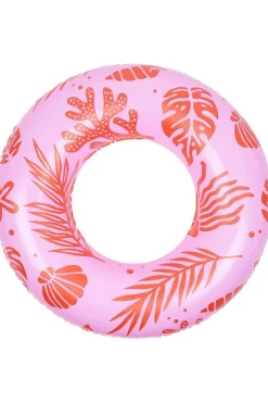 Outlet Swim Essentials Speelgoed Pink-Red Ocean Printed Zwemband 90 Cm None